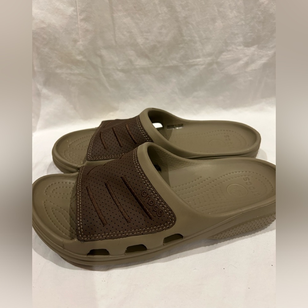 Crocs Crosslite with leather trim